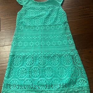 Xhilaration Turquoise Lace dress